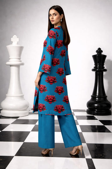 Elegant Floral Kurta Set – Premium Casual Wear